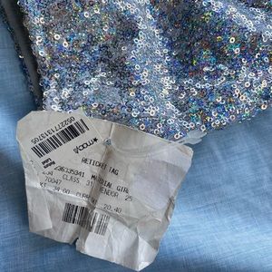 Material girl glittering sequin shorts